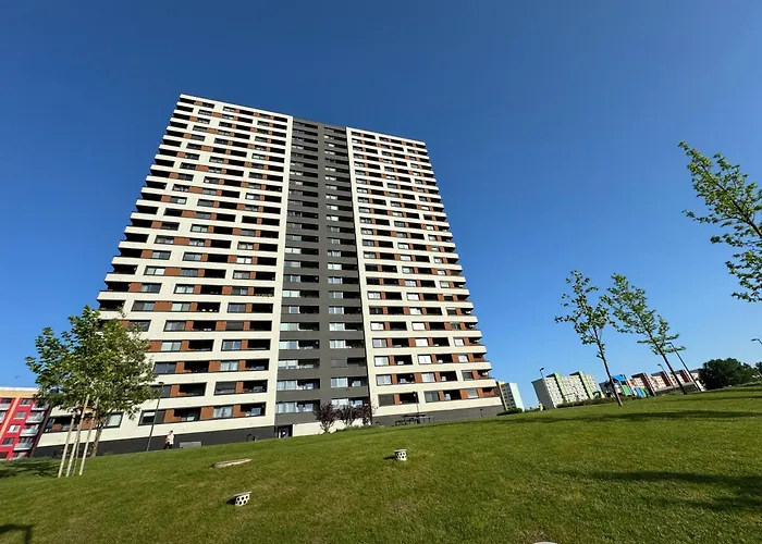 Apartmán Top City View From 23rd Floor - Parking Included