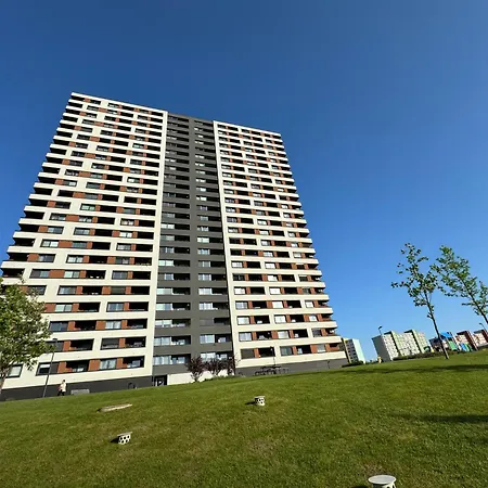 Apartment Top City View From 23rd Floor - Parking Included